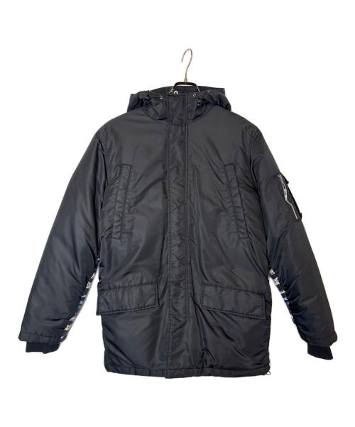 stussy（ステューシー）stussy (ステューシー) ダウンコート ブルー×ブラック サイズ:不明の古着・服飾アイテム