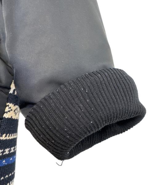 stussy（ステューシー）stussy (ステューシー) ダウンコート ブルー×ブラック サイズ:不明の古着・服飾アイテム