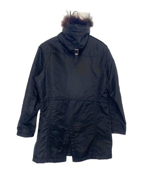 BURBERRY BLACK LABEL（バーバリーブラックレーベル）BURBERRY BLACK LABEL (バーバリーブラックレーベル) モッズコート ブラック サイズ:Lの古着・服飾アイテム