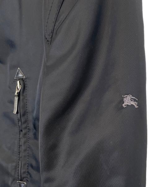 BURBERRY BLACK LABEL（バーバリーブラックレーベル）BURBERRY BLACK LABEL (バーバリーブラックレーベル) モッズコート ブラック サイズ:Lの古着・服飾アイテム