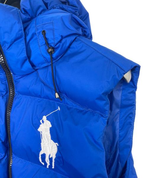 POLO RALPH LAUREN（ポロ・ラルフローレン）POLO RALPH LAUREN (ポロ・ラルフローレン) ダウンベスト ブルー サイズ:Mの古着・服飾アイテム