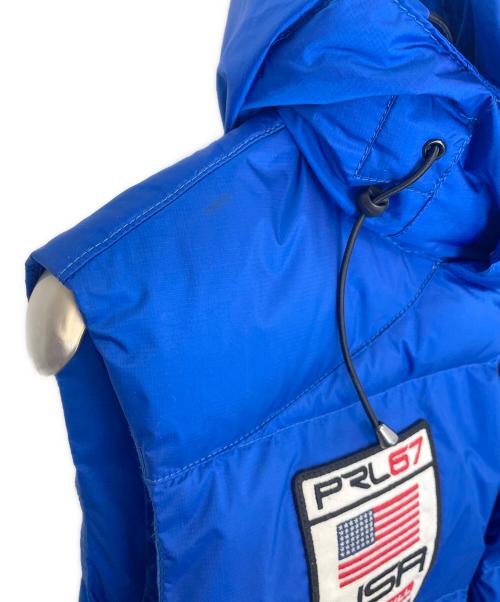 POLO RALPH LAUREN（ポロ・ラルフローレン）POLO RALPH LAUREN (ポロ・ラルフローレン) ダウンベスト ブルー サイズ:Mの古着・服飾アイテム
