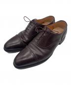 SCOTCH GRAINスコッチグレイン）の古着「ストレートチップシューズ」｜ブラウン