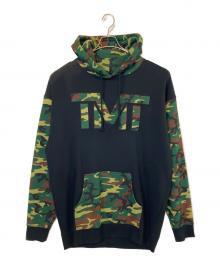 THE MONEY TEAM WORLDWIDE（ザ マネーチーム ワールドワイド）の古着「パーカー」｜カーキ×ブラック
