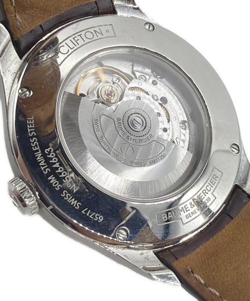 BAUME & MERCIER（ボームアンドメルシエ）BAUME & MERCIER (ボームアンドメルシエ) リストウォッチ ブラックの古着・服飾アイテム