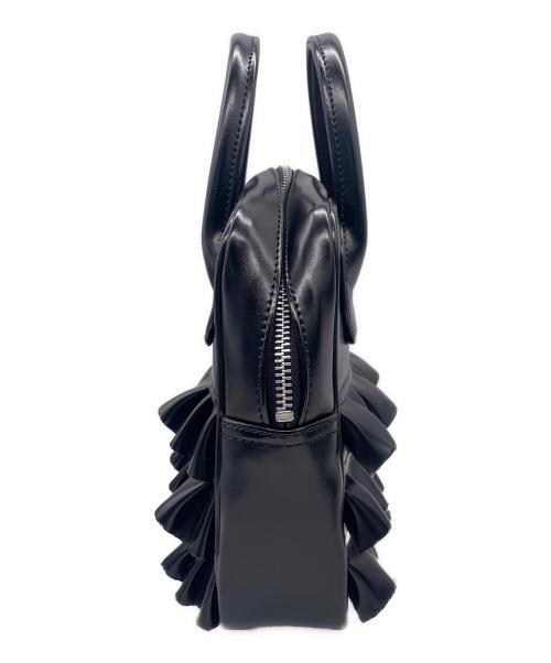 COMME des GARCONS GIRL（コムデギャルソンガール）COMME des GARCONS GIRL (コムデギャルソンガール) フリルハンドバッグ ブラックの古着・服飾アイテム