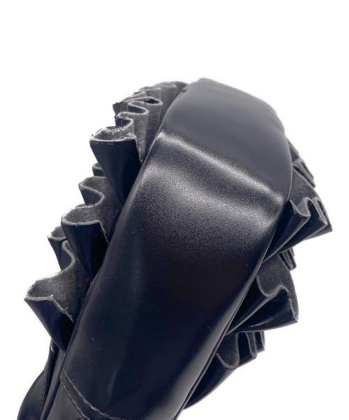 COMME des GARCONS GIRL（コムデギャルソンガール）COMME des GARCONS GIRL (コムデギャルソンガール) フリルハンドバッグ ブラックの古着・服飾アイテム