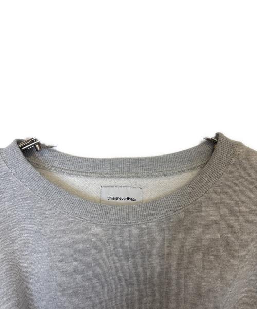 thisisneverthat（ディスイズネバーザット）thisisneverthat (ディスイズネバーザット) スウェット グレー サイズ:XLの古着・服飾アイテム