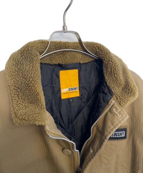 GRIP SWANY（グリップスワニー）GRIP SWANY (グリップスワニー) デッキジャケット ベージュ サイズ:Lの古着・服飾アイテム