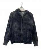 stussyステューシー）の古着「ジップパーカー」｜ブラック