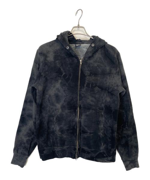 stussy（ステューシー）stussy (ステューシー) ジップパーカー ブラック サイズ:Mの古着・服飾アイテム