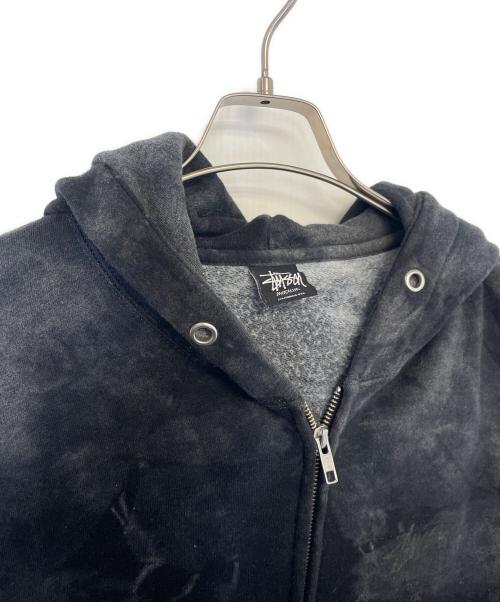 stussy（ステューシー）stussy (ステューシー) ジップパーカー ブラック サイズ:Mの古着・服飾アイテム