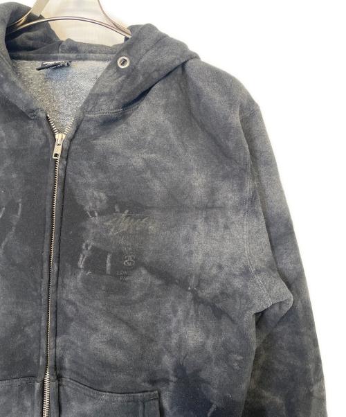 stussy（ステューシー）stussy (ステューシー) ジップパーカー ブラック サイズ:Mの古着・服飾アイテム