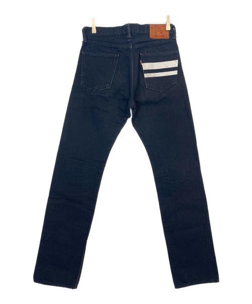 MOMOTARO JEANS（モモタロウジーンズ）MOMOTARO JEANS (桃太郎ジーンズ) セルビッチデニムパンツ ブラック サイズ:W28の古着・服飾アイテム