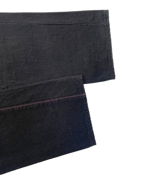 MOMOTARO JEANS（モモタロウジーンズ）MOMOTARO JEANS (桃太郎ジーンズ) セルビッチデニムパンツ ブラック サイズ:W28の古着・服飾アイテム