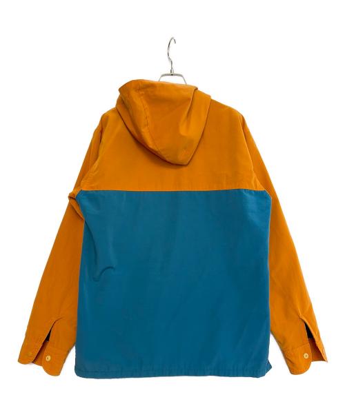 MOMOTARO JEANS（桃太郎ジーンズ）MOMOTARO JEANS (桃太郎ジーンズ) ナイロンパーカー オレンジ×ブルー サイズ:40の古着・服飾アイテム