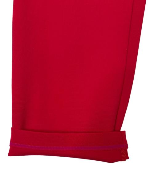 BALENCIAGA（バレンシアガ）BALENCIAGA (バレンシアガ) トラックパンツ レッド×ブラック サイズ:34の古着・服飾アイテム