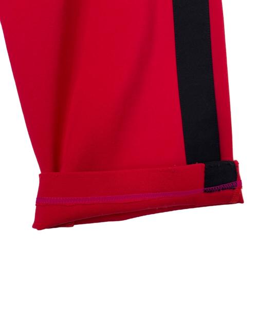 BALENCIAGA（バレンシアガ）BALENCIAGA (バレンシアガ) トラックパンツ レッド×ブラック サイズ:34の古着・服飾アイテム