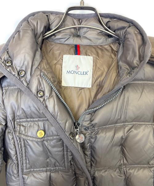 MONCLER（モンクレール）MONCLER (モンクレール) ダウンコート ブラウン サイズ:不明の古着・服飾アイテム