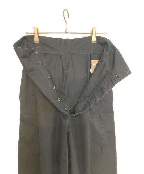 LEINWANDE（ラインヴァンド）LEINWANDE (ラインヴァンド) ハイウエストドローコードカーゴパンツ ブラック サイズ:FREEの古着・服飾アイテム