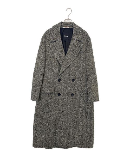 BOSS（ボス）BOSS (ボス) コート イエロー×グレー サイズ:48の古着・服飾アイテム