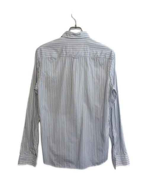 HUGO BOSS（ヒューゴ ボス）HUGO BOSS (ヒューゴ ボス) 長袖シャツ スカイブルー×ホワイト サイズ:Sの古着・服飾アイテム
