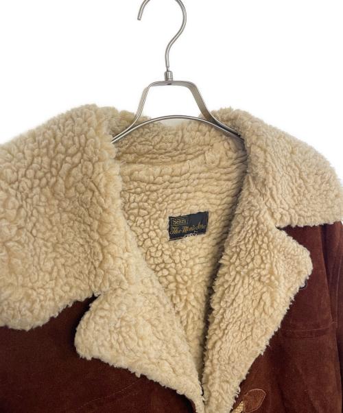 Sears（シアーズ）Sears (シアーズ) ムートンジャケット ブラウン×ベージュ サイズ:不明の古着・服飾アイテム