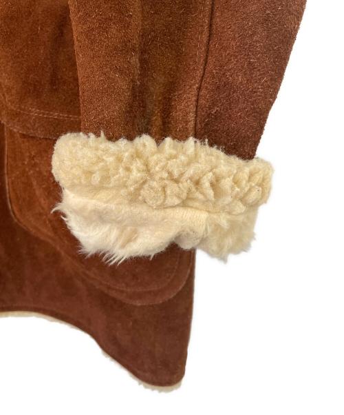 Sears（シアーズ）Sears (シアーズ) ムートンジャケット ブラウン×ベージュ サイズ:不明の古着・服飾アイテム