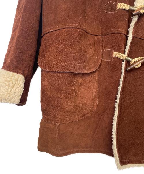 Sears（シアーズ）Sears (シアーズ) ムートンジャケット ブラウン×ベージュ サイズ:不明の古着・服飾アイテム