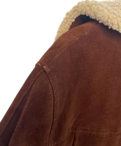 Sears（シアーズ）Sears (シアーズ) ムートンジャケット ブラウン×ベージュ サイズ:不明の古着・服飾アイテム