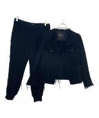 Y'sワイズ）の古着「セットアップ」｜ブラック