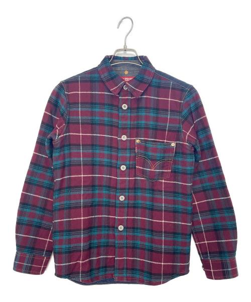 JUNYA WATANABE MAN（ジュンヤワタナベマン）JUNYA WATANABE MAN (ジュンヤワタナベマン) LEVI'S (リーバイス) 長袖シャツ レッド サイズ:XSの古着・服飾アイテム