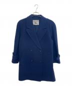 Burberry'sバーバリーズ）の古着「ダブルウールコート」｜ネイビー