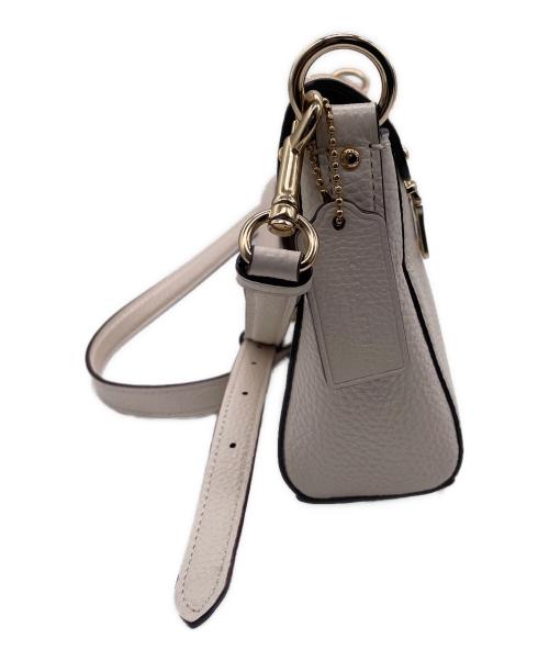 COACH（コーチ）COACH (コーチ) ショルダーバッグ アイボリー×ブラウンの古着・服飾アイテム