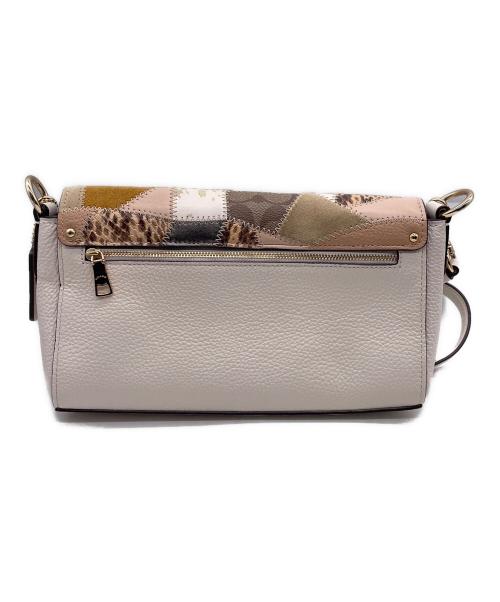 COACH（コーチ）COACH (コーチ) ショルダーバッグ アイボリー×ブラウンの古着・服飾アイテム