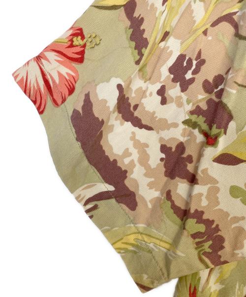 pataloha（パタロハ）pataloha (パタロハ) アロハシャツ ブラウン サイズ:Mの古着・服飾アイテム