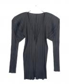 PLEATS PLEASEプリーツプリーズ）の古着「薄手カーディガン」｜グレー