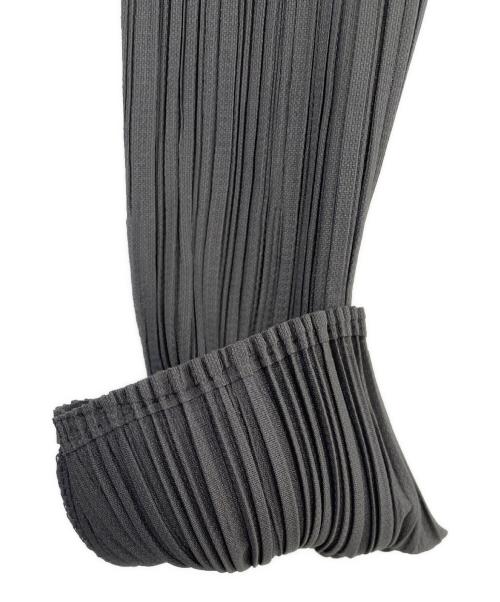 PLEATS PLEASE（プリーツプリーズ）PLEATS PLEASE (プリーツプリーズ) 薄手カーディガン グレー サイズ:3の古着・服飾アイテム