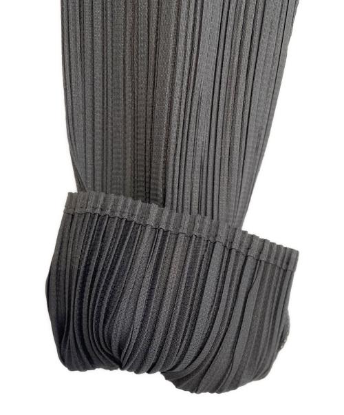 PLEATS PLEASE（プリーツプリーズ）PLEATS PLEASE (プリーツプリーズ) 薄手カーディガン グレー サイズ:3の古着・服飾アイテム