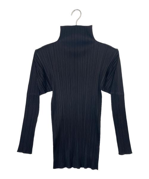 PLEATS PLEASE（プリーツプリーズ）PLEATS PLEASE (プリーツプリーズ) 長袖カットソー ブラック サイズ:3の古着・服飾アイテム