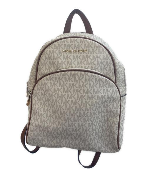 MICHAEL KORS（マイケル・コース）MICHAEL KORS (マイケル・コース) リュック ブラウン×ベージュの古着・服飾アイテム