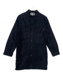 COMME des GARCONS（コムデギャルソン）の古着「バックプリントワークコート」｜ブラック