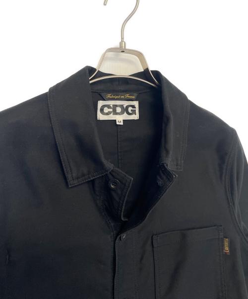 COMME des GARCONS（コムデギャルソン）COMME des GARCONS (コムデギャルソン) バックプリントワークコート ブラック サイズ:Mの古着・服飾アイテム