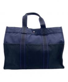 HERMES（エルメス）の古着「トートバッグ」｜ブラック×ネイビー