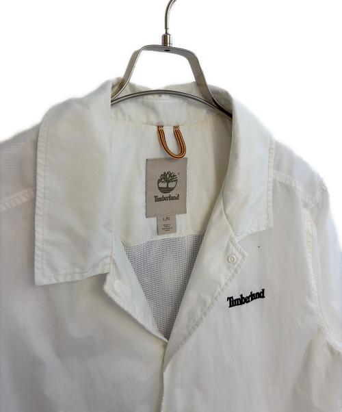Timberland（ティンバーランド）Timberland (ティンバーランド) コーチジャケット ホワイト サイズ:Lの古着・服飾アイテム