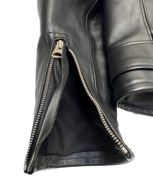 Schott（ショット）Schott (ショット) レザーライダースジャケット ブラック サイズ:38の古着・服飾アイテム