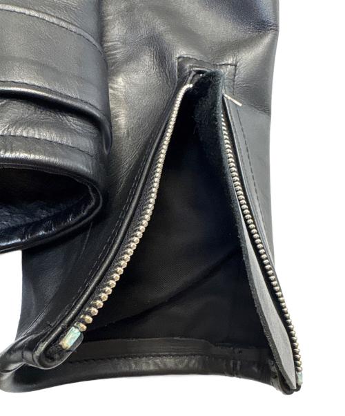 Schott（ショット）Schott (ショット) レザーライダースジャケット ブラック サイズ:38の古着・服飾アイテム