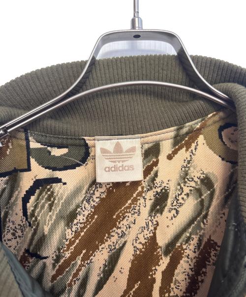 adidas（アディダス）adidas (アディダス) MA-1型ミリタリーコート オリーブ サイズ:Ｌの古着・服飾アイテム