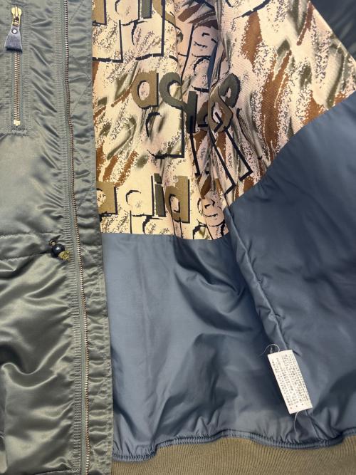 adidas（アディダス）adidas (アディダス) MA-1型ミリタリーコート オリーブ サイズ:Ｌの古着・服飾アイテム