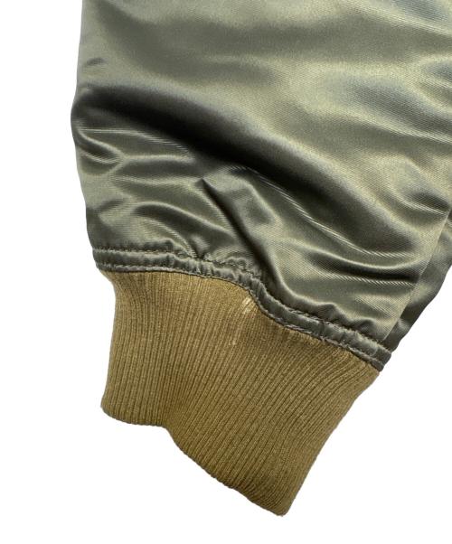 adidas（アディダス）adidas (アディダス) MA-1型ミリタリーコート オリーブ サイズ:Ｌの古着・服飾アイテム